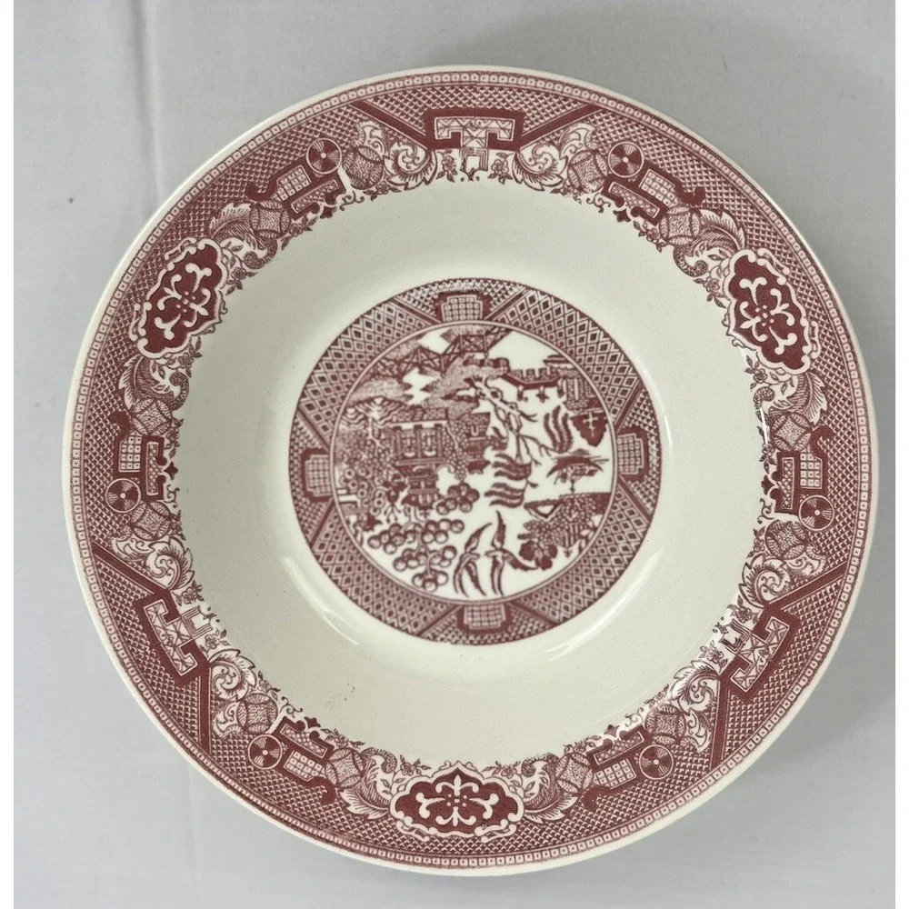 Vintage Red Willow Ware 9